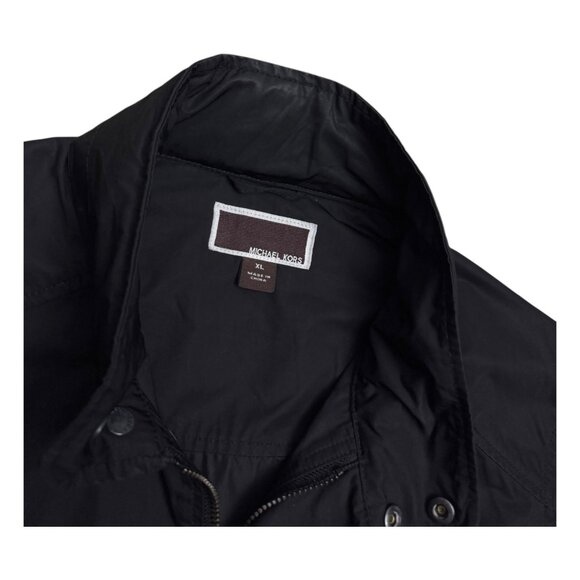 MICHAEL KORS Water Resistant Black Casual Designer Jacket Mens XL - Picture 3 of 6